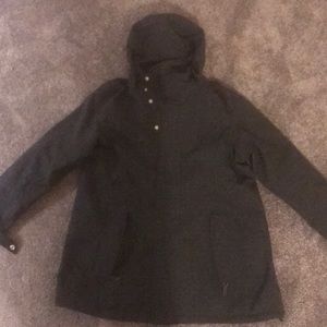 REI Women’s 1x Gray Madrona Raincoat